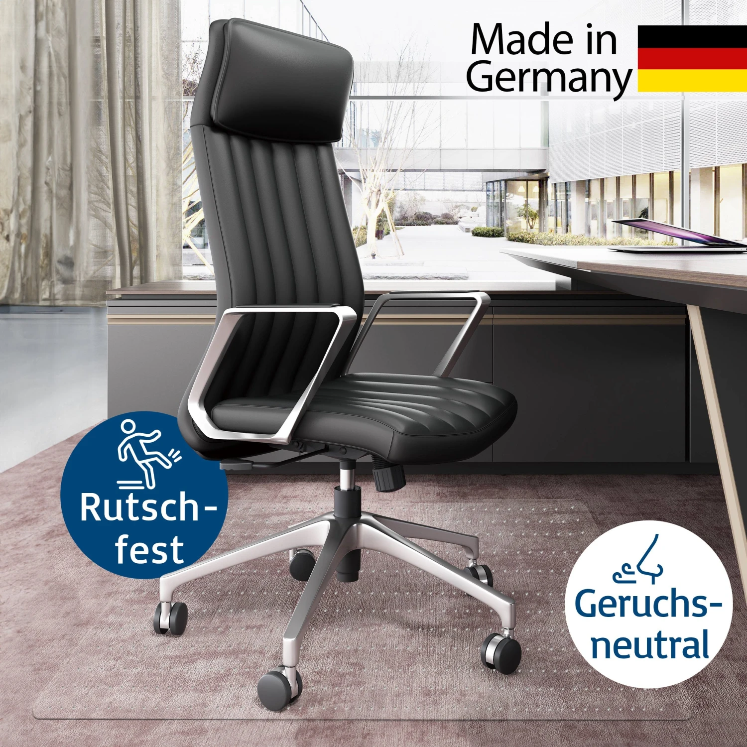 Teppich-Bodenschutzmatte | Protect | Transparent | PVC 9 Teppich-Bodenschutzmatte | Protect | Transparent | PVC – Bild 7