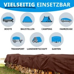 Abdeckplane | Extrem Reißfest | Schutzplane Für Jedes Wetter | 240 G/m² 40 Abdeckplane | Extrem Reißfest | Schutzplane Für Jedes Wetter | 240 G/m² -Floordirekt 005 53ae8ecc 2df9 4972 bbcb eeb04be13c04