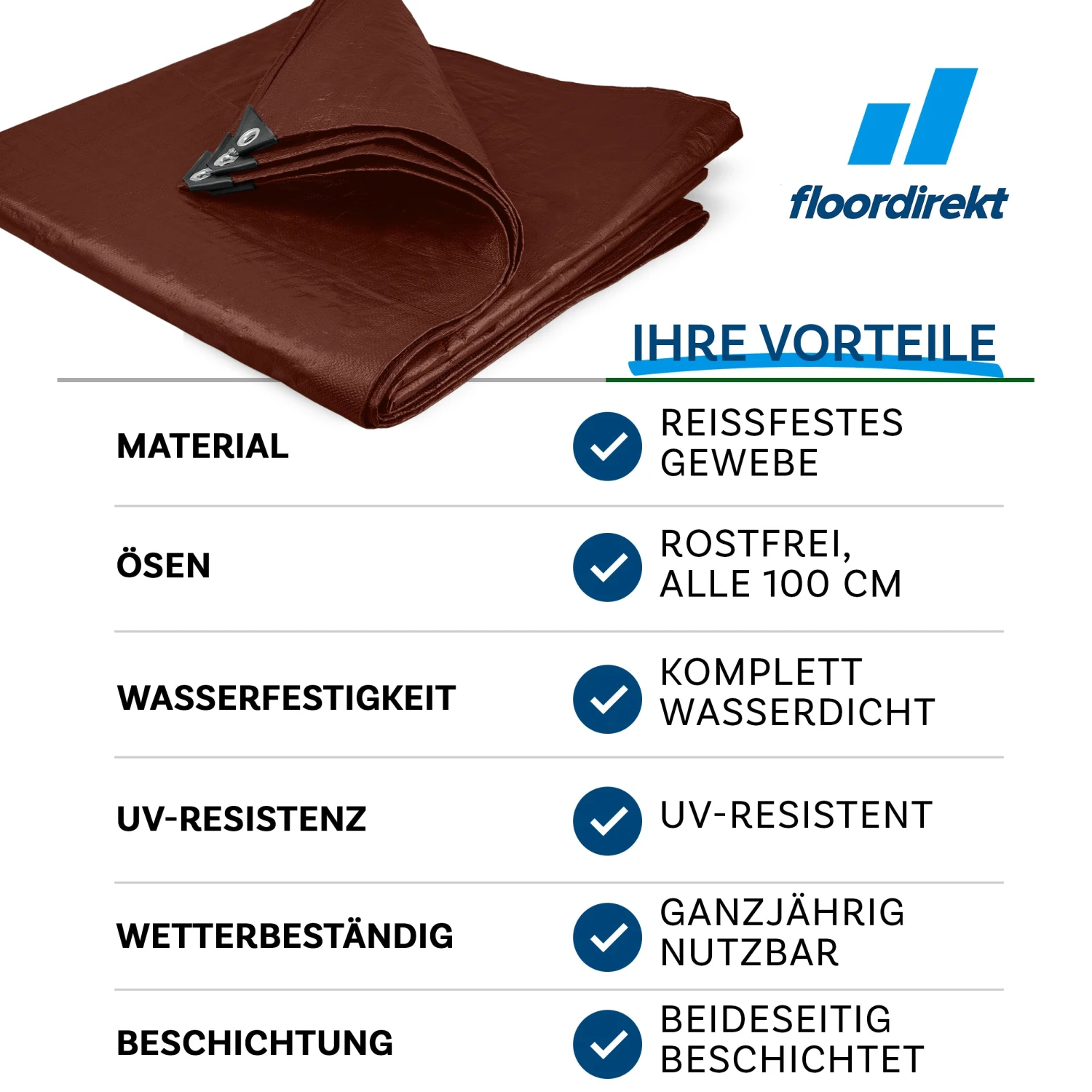 Abdeckplane | Extrem Reißfest | Schutzplane Für Jedes Wetter | 240 G/m² 19 Abdeckplane | Extrem Reißfest | Schutzplane Für Jedes Wetter | 240 G/m² – Bild 17