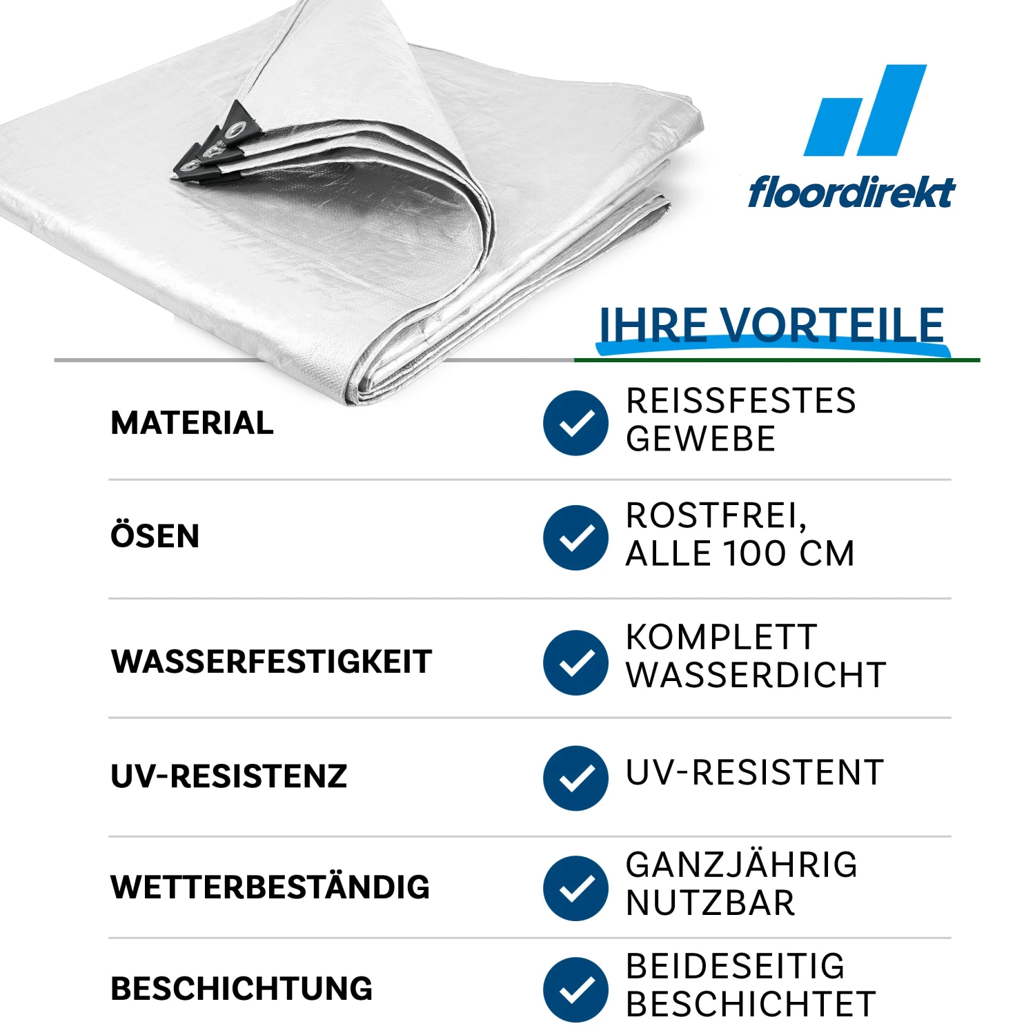 Abdeckplane | Extra Reißfest | Multifunktionale Abdeckplane | 140 G/m² 19 Abdeckplane | Extra Reißfest | Multifunktionale Abdeckplane | 140 G/m² – Bild 17
