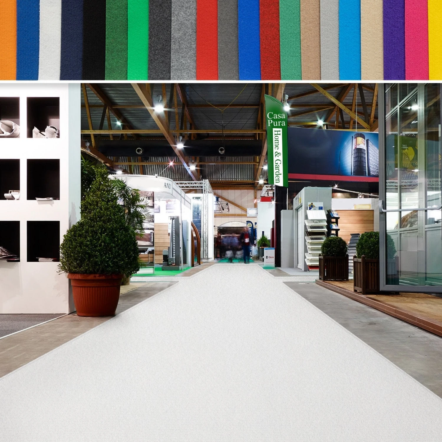 Event- Und Messeteppich Auf Maß | Sintra | Pflegeleichter Gangläufer | Für Messe & Events 12 Event- Und Messeteppich Auf Maß | Sintra | Pflegeleichter Gangläufer | Für Messe & Events – Bild 10