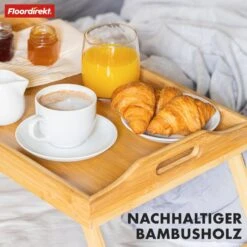 Bambus-Betttablett | Utah | Serviertablett Mit Klappbaren Füßen | Praktisch, Stilvoll Und Nachhaltig 13 Bambus-Betttablett | Utah | Serviertablett Mit Klappbaren Füßen | Praktisch, Stilvoll Und Nachhaltig -Floordirekt 1 24UtahBambooBedtray 5.Utah
