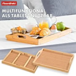 Bambus-Betttablett | Utah | Serviertablett Mit Klappbaren Füßen | Praktisch, Stilvoll Und Nachhaltig 14 Bambus-Betttablett | Utah | Serviertablett Mit Klappbaren Füßen | Praktisch, Stilvoll Und Nachhaltig -Floordirekt 1 24UtahBambooBedtray 6.Utah