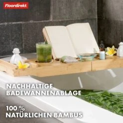 Bambus Badewannenablage | Oklahoma | Ausziehbares Badewannentablett Mit Buchablage 15 Bambus Badewannenablage | Oklahoma | Ausziehbares Badewannentablett Mit Buchablage -Floordirekt 10 24BathtubCaddybamboo 3.Caddy
