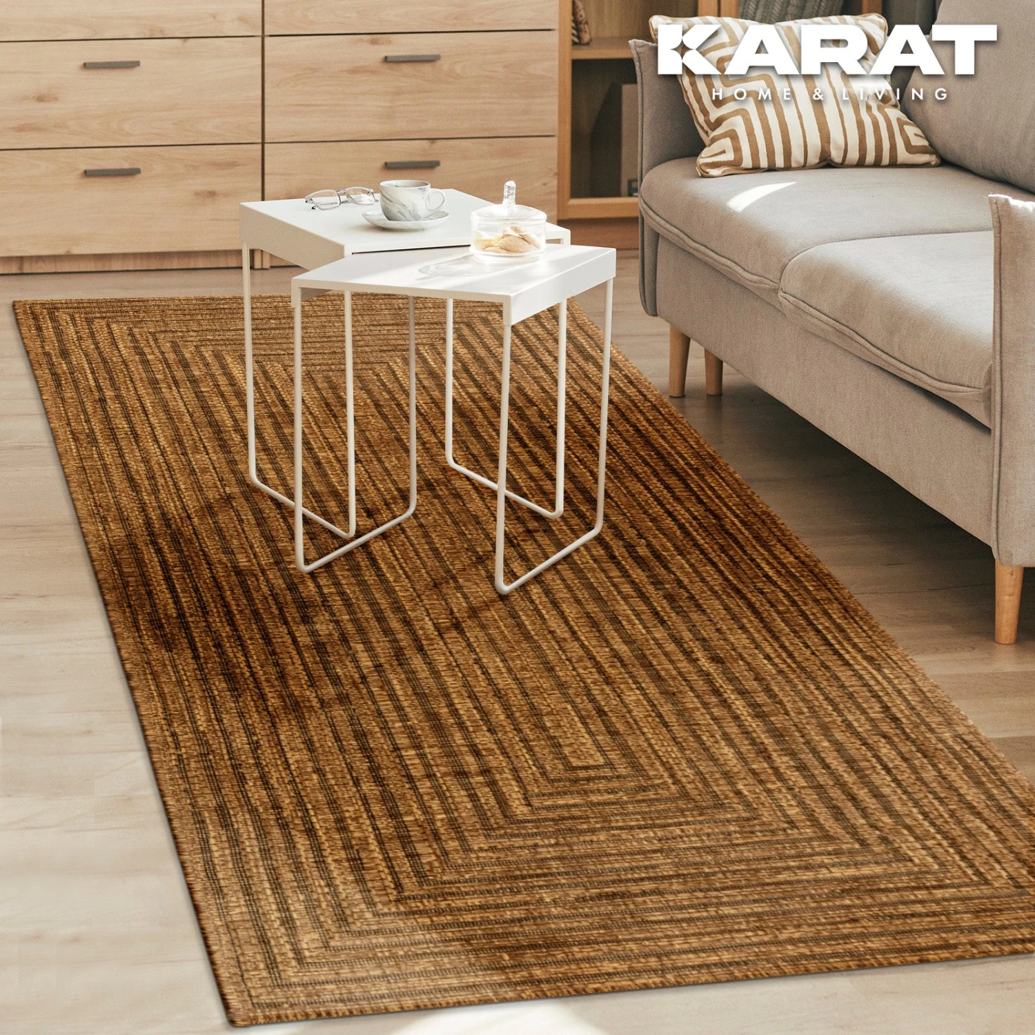 Karat Wohnteppich | Tiffany | 2 Farben | Bodenbelag Für Flur & Wohnraum 12 Karat Wohnteppich | Tiffany | 2 Farben | Bodenbelag Für Flur & Wohnraum – Bild 10