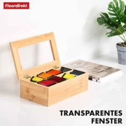 Bambus-Teebox Mit Deckel | Praktische Und Stilvolle Teeaufbewahrung | In Zwei Größen Erhältlich 21 Bambus-Teebox Mit Deckel | Praktische Und Stilvolle Teeaufbewahrung | In Zwei Größen Erhältlich -Floordirekt 12 24.2.Colorado