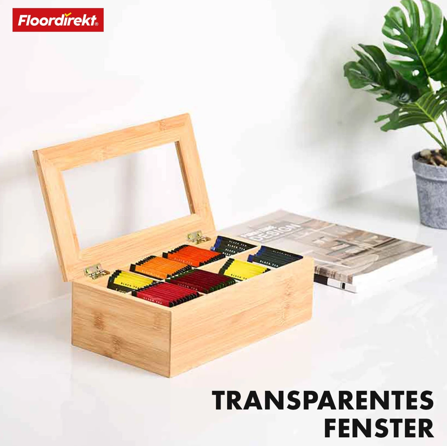 Bambus-Teebox Mit Deckel | Praktische Und Stilvolle Teeaufbewahrung | In Zwei Größen Erhältlich 8 Bambus-Teebox Mit Deckel | Praktische Und Stilvolle Teeaufbewahrung | In Zwei Größen Erhältlich – Bild 6