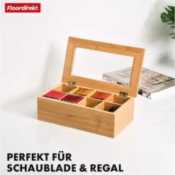 Bambus-Teebox Mit Deckel | Praktische Und Stilvolle Teeaufbewahrung | In Zwei Größen Erhältlich 22 Bambus-Teebox Mit Deckel | Praktische Und Stilvolle Teeaufbewahrung | In Zwei Größen Erhältlich -Floordirekt 12 24.3.Colorado