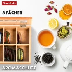 Bambus-Teebox Mit Deckel | Praktische Und Stilvolle Teeaufbewahrung | In Zwei Größen Erhältlich 20 Bambus-Teebox Mit Deckel | Praktische Und Stilvolle Teeaufbewahrung | In Zwei Größen Erhältlich -Floordirekt 12 24.7.Colorado