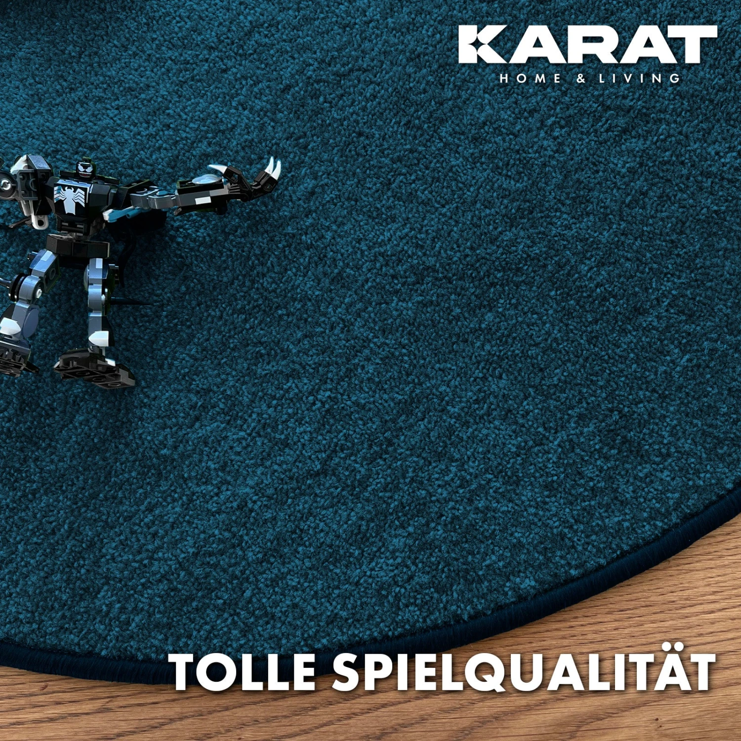 Kinderteppich | Crocodile | Rund | Für Mädchen Und Jungen | Einfarbig 14 Kinderteppich | Crocodile | Rund | Für Mädchen Und Jungen | Einfarbig – Bild 12