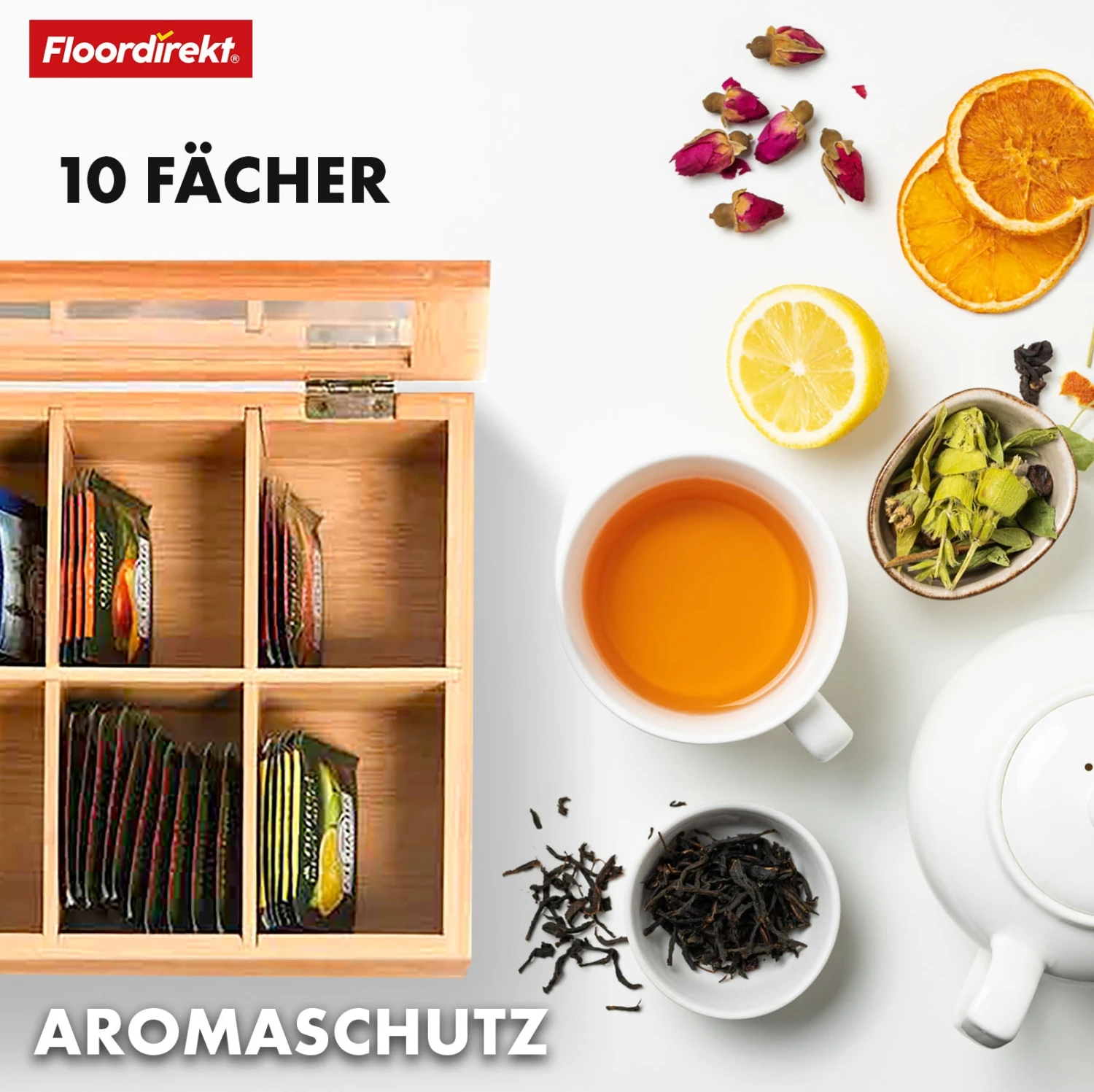 Bambus-Teebox Mit Deckel | Praktische Und Stilvolle Teeaufbewahrung | In Zwei Größen Erhältlich 14 Bambus-Teebox Mit Deckel | Praktische Und Stilvolle Teeaufbewahrung | In Zwei Größen Erhältlich – Bild 12