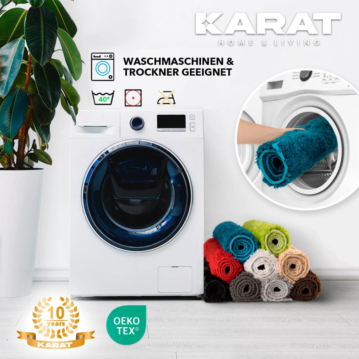 Badematte Atlantis | Reckteckig | Rutschhemmende Rückseite | In Verschiedenen Farben & Größen 15 Badematte Atlantis | Reckteckig | Rutschhemmende Rückseite | In Verschiedenen Farben & Größen – Bild 13