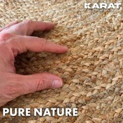 Jute-Teppich | Rund | Handgewebt | Aus Naturfasern | In Verschiedenen Ausführungen 38 Jute-Teppich | Rund | Handgewebt | Aus Naturfasern | In Verschiedenen Ausführungen -Floordirekt 13SisalTepiche Rund4.Delhi Texturecloeup