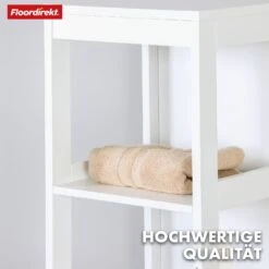 Badezimmerschrank | Idaho | Weißer Schrank Mit 5 Fächer | Kompaktes Design Für Optimalen Stauraum 13 Badezimmerschrank | Idaho | Weißer Schrank Mit 5 Fächer | Kompaktes Design Für Optimalen Stauraum -Floordirekt 14 24.3.Idaho