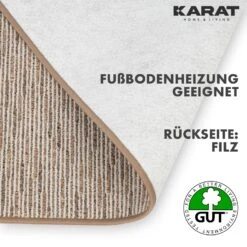 Bettumrandung | Geneva | 3-teiliges Set | Verschiedene Farben Und Größen 33 Bettumrandung | Geneva | 3-teiliges Set | Verschiedene Farben Und Größen -Floordirekt 14Ruckseite Beige