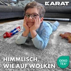 Flokati-Teppich | Elite | Gemütlicher & Flauschiger Wohnteppich | Viele Farben & Größen 40 Flokati-Teppich | Elite | Gemütlicher & Flauschiger Wohnteppich | Viele Farben & Größen -Floordirekt 15FlokatiWohnteppich Grau Himmlisch