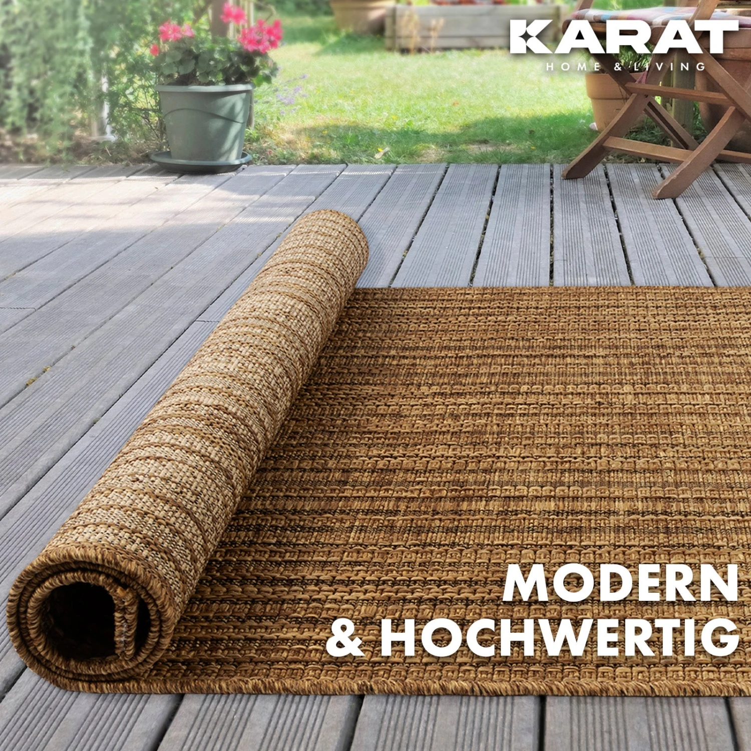 Karat Outdoorteppich | Tiffany | 2 Farben | Verschiedene Größen 17 Karat Outdoorteppich | Tiffany | 2 Farben | Verschiedene Größen – Bild 15