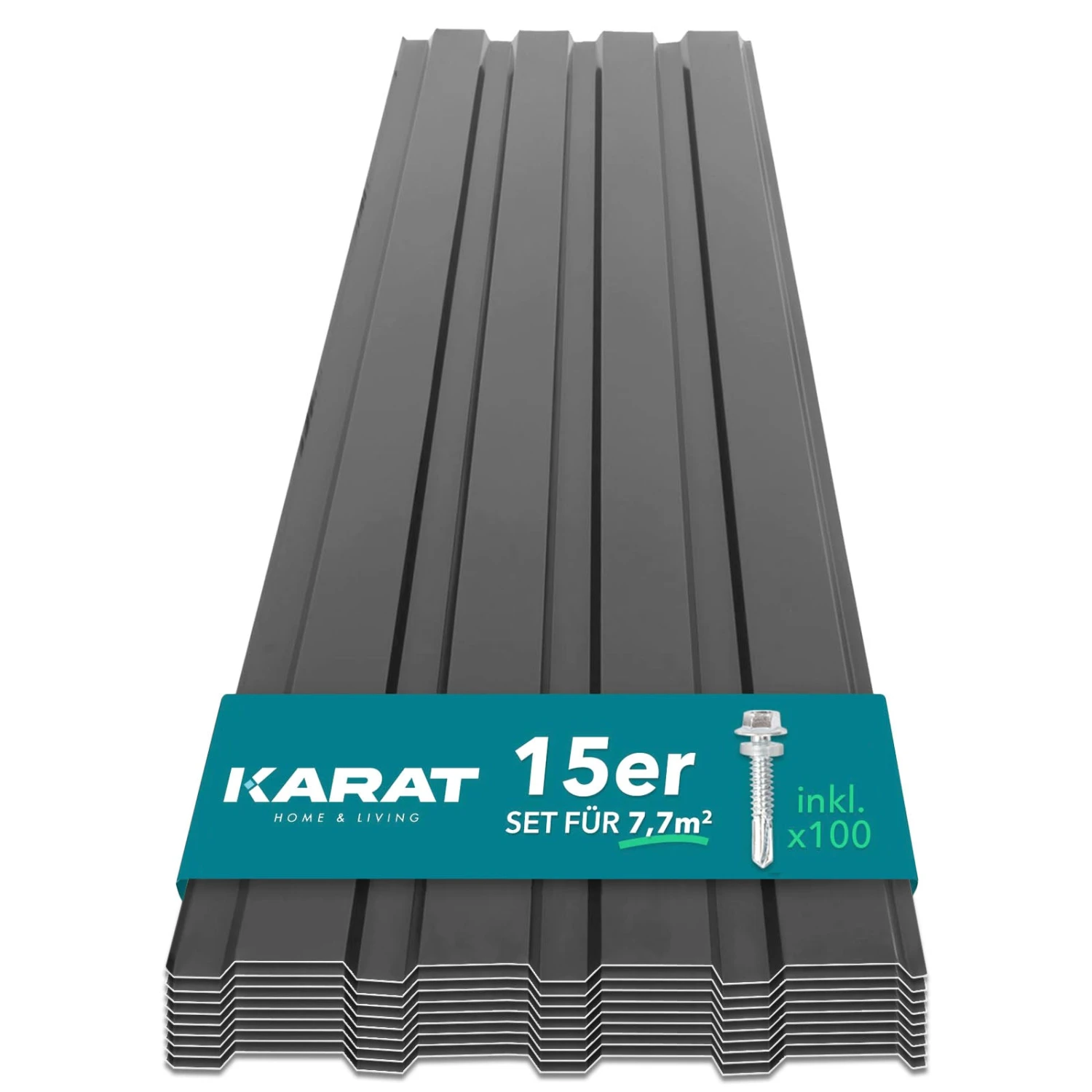 Trapezblech | Wand- & Dachverkleidung | Profilblech | 15 Stück | 115 X 45 Cm 3 Trapezblech | Wand- & Dachverkleidung | Profilblech | 15 Stück | 115 X 45 Cm