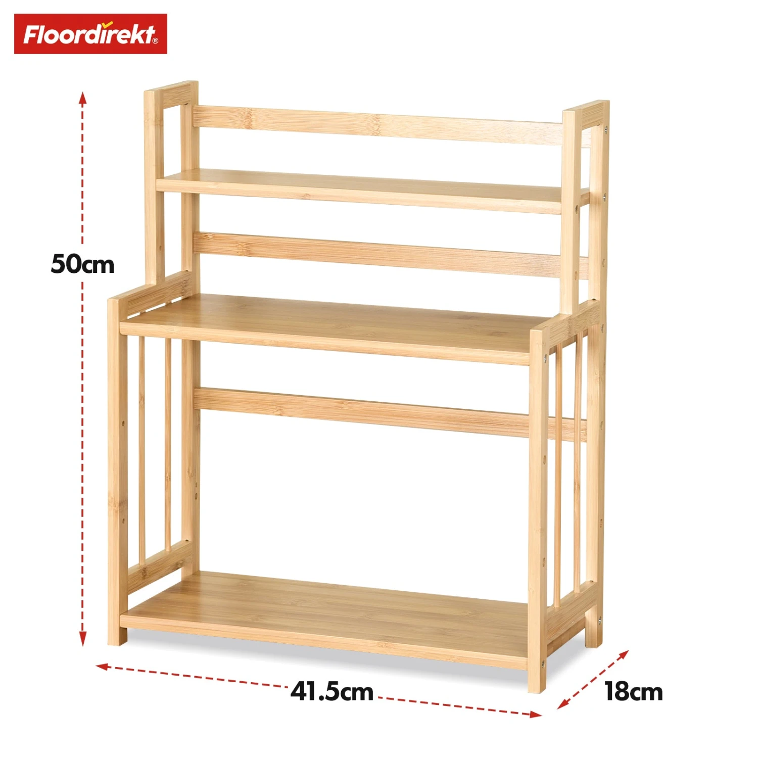 Bambus-Küchenregal | Alabama | Stilvoller Stauraum Für Gewürze Und Utensilien 4 Bambus-Küchenregal | Alabama | Stilvoller Stauraum Für Gewürze Und Utensilien – Bild 2