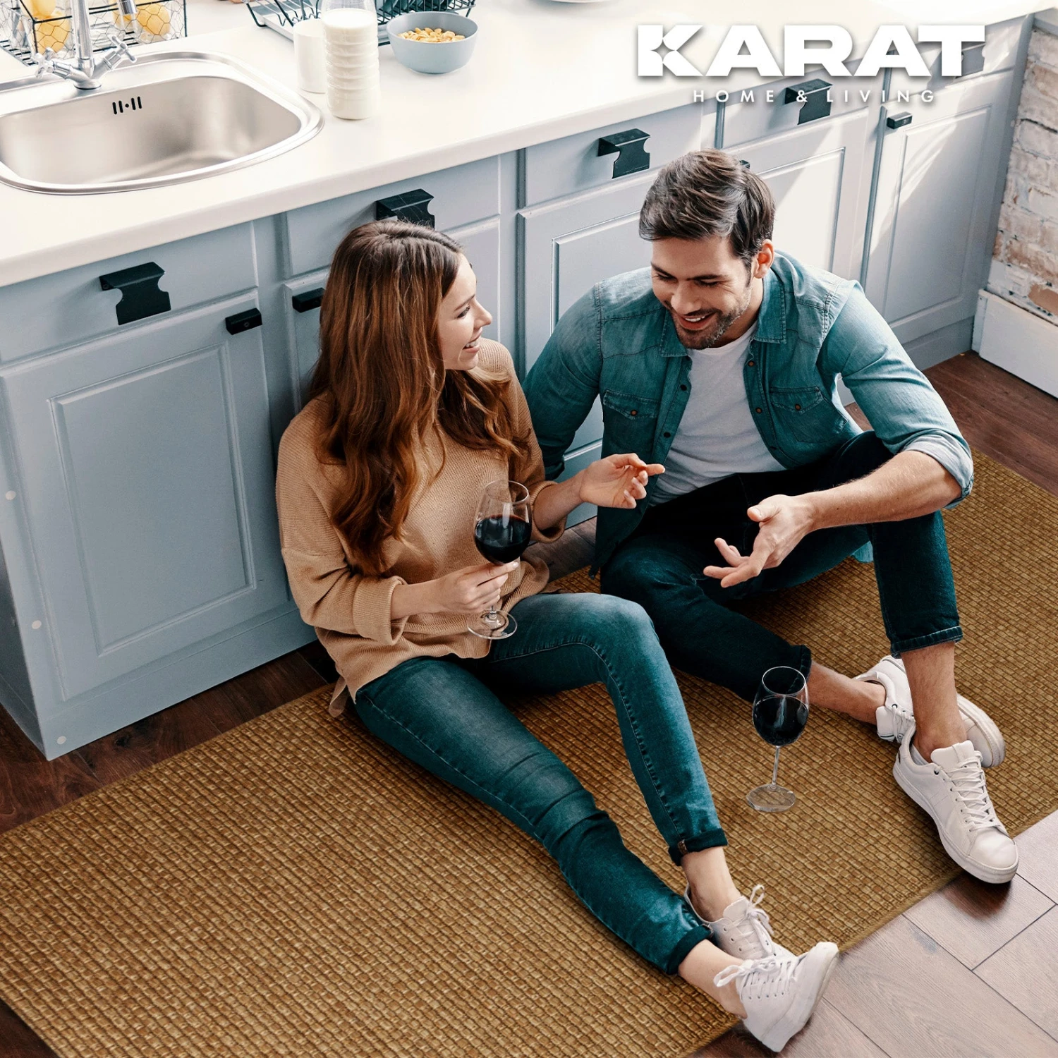 Karat Wohnteppich | Ella | 2 Farben | Bodenbelag Für Flur & Wohnraum 18 Karat Wohnteppich | Ella | 2 Farben | Bodenbelag Für Flur & Wohnraum – Bild 16