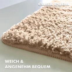 Badematten Sky | Badteppich In Eckig & Rund | Rutschhemmende Rückseite 39 Badematten Sky | Badteppich In Eckig & Rund | Rutschhemmende Rückseite -Floordirekt 18SKYredbadematte Karat2.weigh bequem Beige