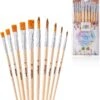 BON&BENE Pinsel-Set | Schul- Und Künstlerpinsel | Zum Malen Mit Wasserfarben, Acryl & Ölfarben | Größe 4 Bis 12 | 10 Stück 2 BON&BENE Pinsel-Set | Schul- Und Künstlerpinsel | Zum Malen Mit Wasserfarben, Acryl & Ölfarben | Größe 4 Bis 12 | 10 Stück -Floordirekt 1 6a3be8c9 a563 494d 991b 45e681c61773