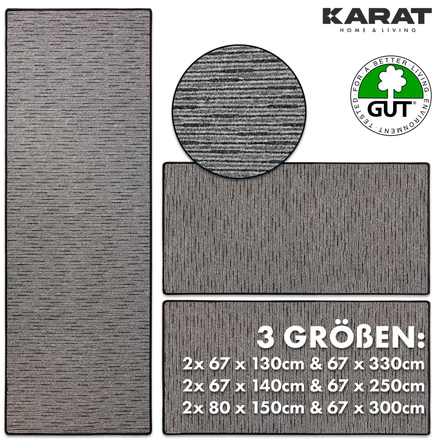 Bettumrandung | Geneva | 3-teiliges Set | Verschiedene Farben Und Größen 4 Bettumrandung | Geneva | 3-teiliges Set | Verschiedene Farben Und Größen – Bild 2