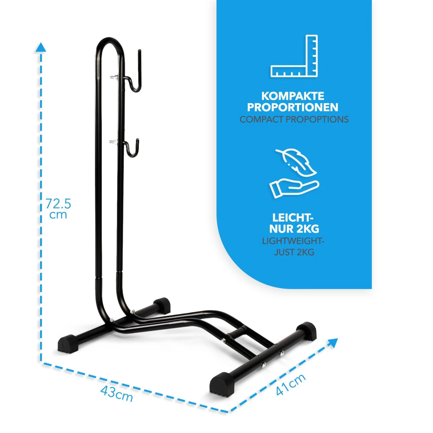 Fahrradständer Nikias | Bodenständer | Für Optimalen Stand | Platzsparend | Zerlegbar 5 Fahrradständer Nikias | Bodenständer | Für Optimalen Stand | Platzsparend | Zerlegbar – Bild 3