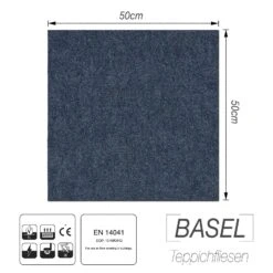 Teppichfliesen Basel | Selbstliegend | 50 X 50 Cm 33 Teppichfliesen Basel | Selbstliegend | 50 X 50 Cm -Floordirekt 22135 Basel blau scale 1600x1600 3ad15db8 15ea 4ce3 9703 cdcadf5740d7