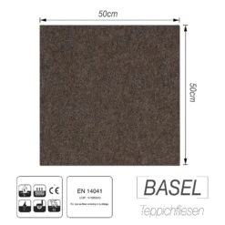 Teppichfliesen Basel | Selbstliegend | 50 X 50 Cm 38 Teppichfliesen Basel | Selbstliegend | 50 X 50 Cm -Floordirekt 22140 Basel braun scale 1600x1600 f011edfa 58cb 4901 8874 7ec3781c28a0