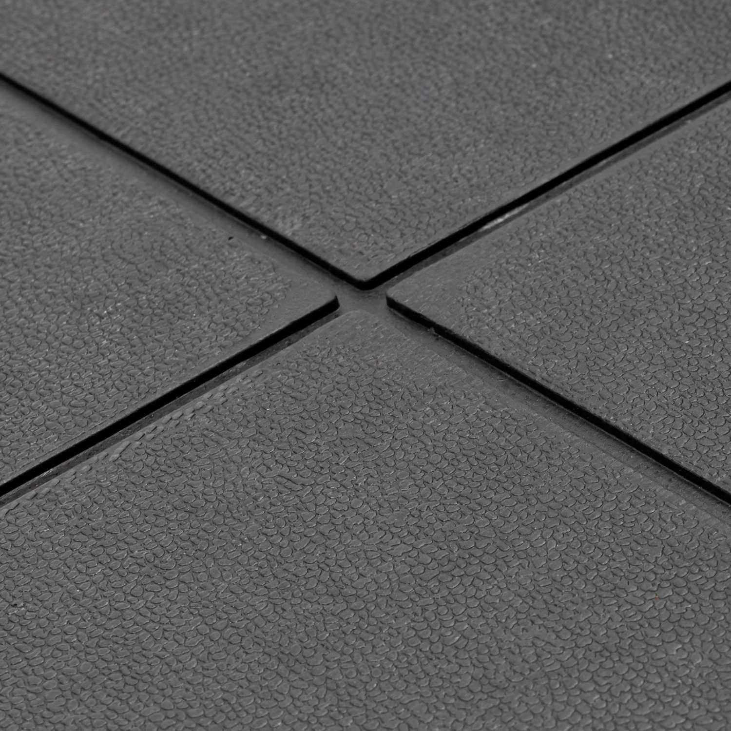 Gummimatte | Stecksystem | Größe: 92x92 Cm | Glatt 4 Gummimatte | Stecksystem | Größe: 92x92 Cm | Glatt – Bild 2