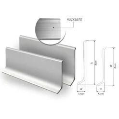 Sockelleiste Aluminium | KWS 608 | 80 Mm | Länge: 1,90 M 17 Sockelleiste Aluminium | KWS 608 | 80 Mm | Länge: 1,90 M -Floordirekt 22900 Sockelleiste Aluminium comp05 1600x1600 a6cbcd96 0c55 46ab 9477 39bd060e88f0