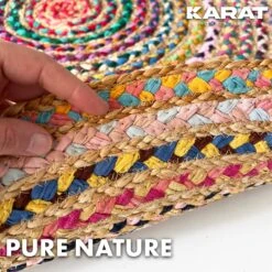 Jute-Teppich Pune | Rund | Handgewebt | Aus Naturfasern | Verschiedene Größen 10 Jute-Teppich Pune | Rund | Handgewebt | Aus Naturfasern | Verschiedene Größen -Floordirekt 22SisalTepiche Rund2.Pune backsidecloseup b3d98af8 6de3 477b a441 9fbceebf48b3