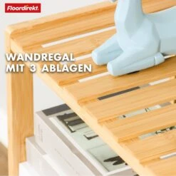 Bambus-Standregal | Kansas | Elegantes Und Platzsparendes Holzregal Mit 3 Etagen Für Stilvolle Aufbewahrung 15 Bambus-Standregal | Kansas | Elegantes Und Platzsparendes Holzregal Mit 3 Etagen Für Stilvolle Aufbewahrung -Floordirekt 23 24 3.Kansas