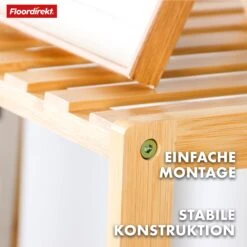 Bambus-Standregal | Kansas | Elegantes Und Platzsparendes Holzregal Mit 3 Etagen Für Stilvolle Aufbewahrung 13 Bambus-Standregal | Kansas | Elegantes Und Platzsparendes Holzregal Mit 3 Etagen Für Stilvolle Aufbewahrung -Floordirekt 23 24 7.Kansas