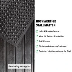 Stallmatte Noppen | GW4008 | 183 X 122 Cm | Drainagematte Für Tierhaltung -Floordirekt 23168 Stallmatte 08 1600x1600 7a50a776 8571 43af 89b6 f912752dba06