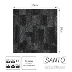Teppichfliesen Santo | 50 X 50 Cm | Selbstliegend 27 Teppichfliesen Santo | 50 X 50 Cm | Selbstliegend -Floordirekt 24657 Santo tile 78 06 1600x1600 7e94644a 6c93 4003 b3f1 7c16d18eff19