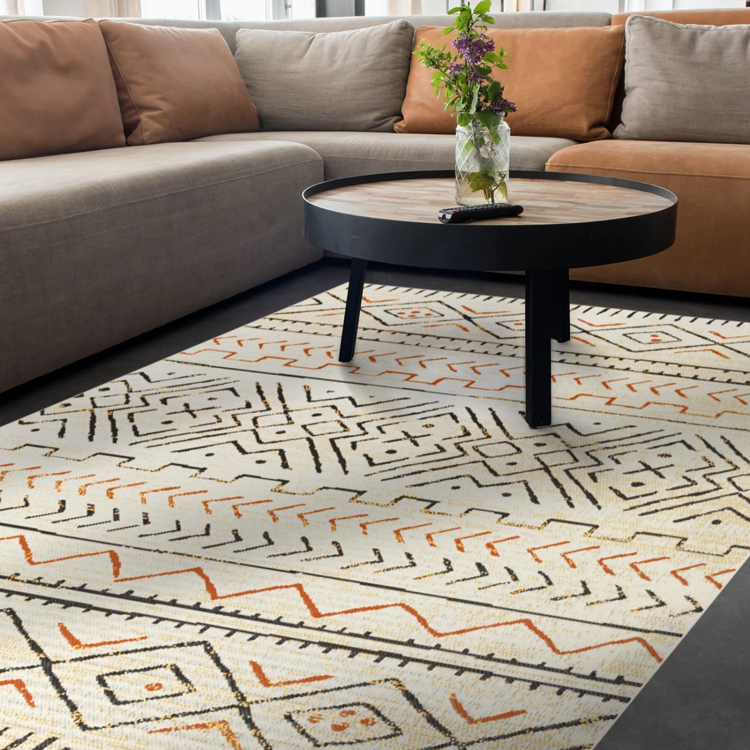 Karat Wohnteppich | Aztec | Bodenbelag Für Flur & Wohnraum 3 Karat Wohnteppich | Aztec | Bodenbelag Für Flur & Wohnraum