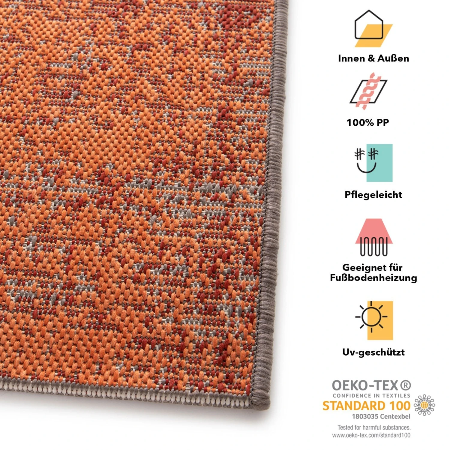 Karat Outdoorteppich | Cotton | 5 Farben 7 Karat Outdoorteppich | Cotton | 5 Farben – Bild 5