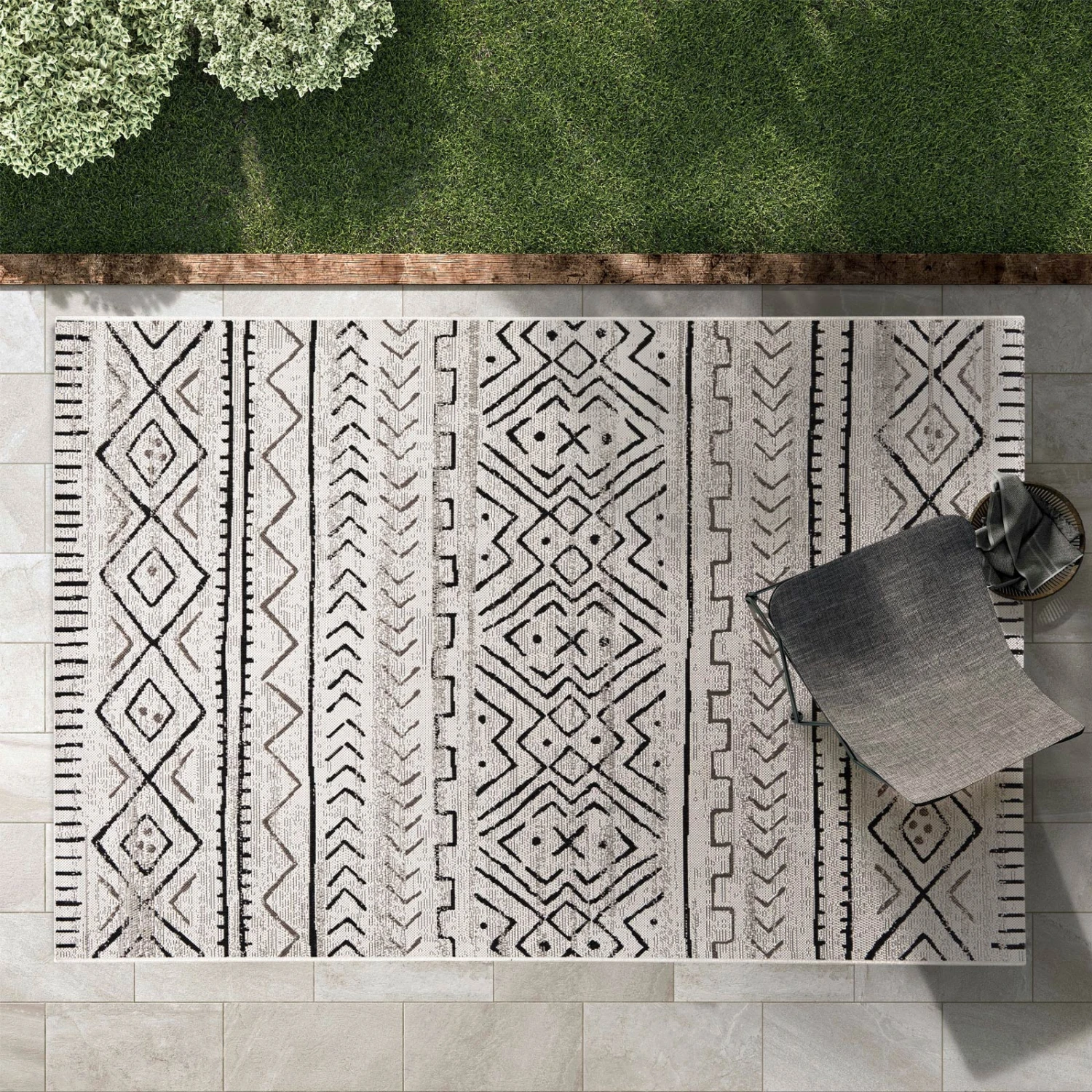 Karat Outdoorteppich | Aztec | 2 Farben 14 Karat Outdoorteppich | Aztec | 2 Farben – Bild 12