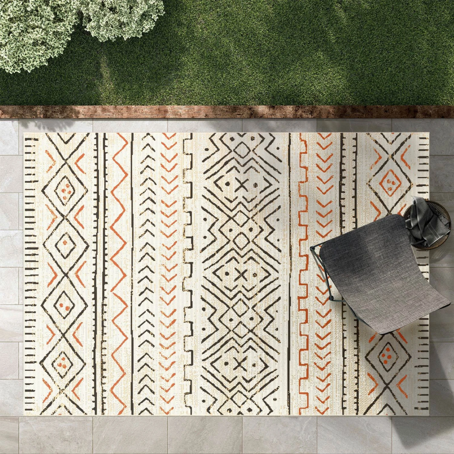 Karat Outdoorteppich | Aztec | 2 Farben 3 Karat Outdoorteppich | Aztec | 2 Farben