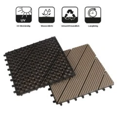 WPC-Terrassenfliese | Classic | Dunkelbraun | 30 X 30 Cm -Floordirekt 27157 ZY T 003A WPC Solid DIY Tile 05 icon 1600x1600 7094ab71 be07 4f9c 9149 7fc218326be4