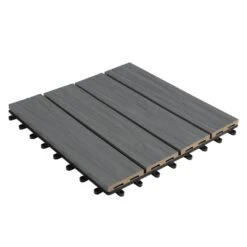 WPC-Terrassenfliese | Classic | Grau | 30 X 30 Cm 14 WPC-Terrassenfliese | Classic | Grau | 30 X 30 Cm -Floordirekt 27308 ZY CT 001 Co extrusion Hollow DIY Tile with embossed wood grain 01 1600x1600 b66e9afc 34c6 40ec 90f5 021a3c12b177