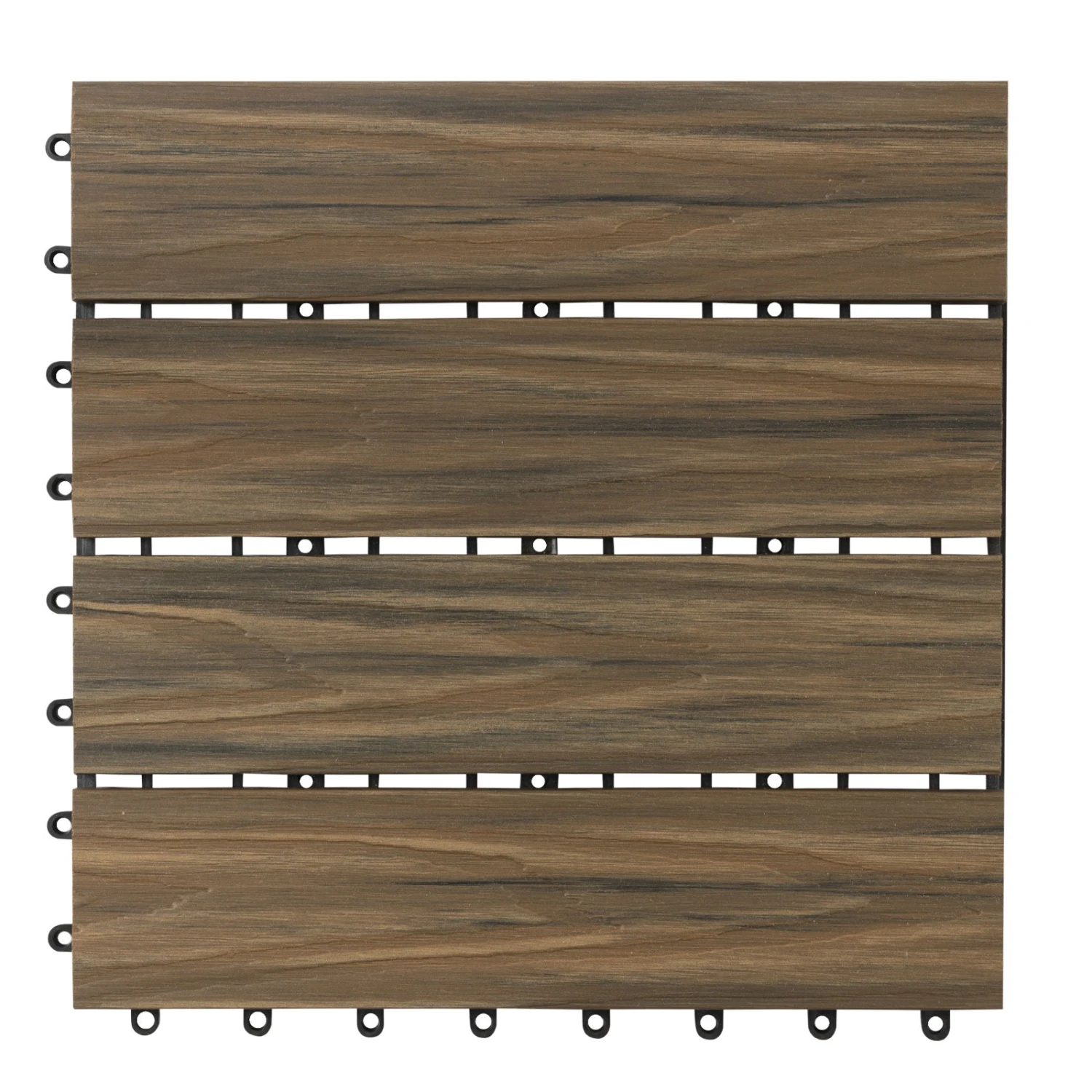 WPC-Terrassenfliese | Mix Teak | 30 X 30 Cm 4 WPC-Terrassenfliese | Mix Teak | 30 X 30 Cm – Bild 2