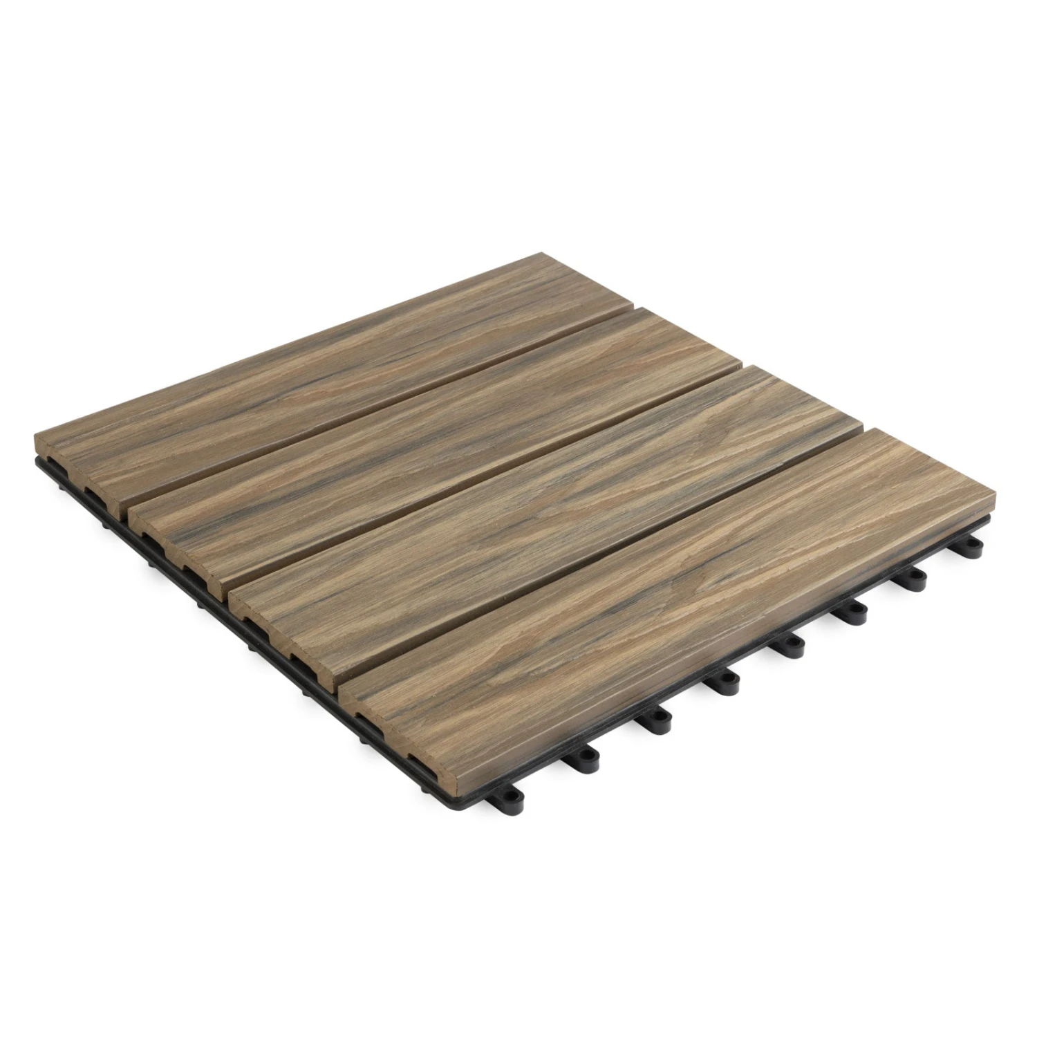 WPC-Terrassenfliese | Mix Teak | 30 X 30 Cm 5 WPC-Terrassenfliese | Mix Teak | 30 X 30 Cm – Bild 3