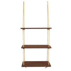 Wandregal Burned | Aus Holz | 3 Ablageflächen 11 Wandregal Burned | Aus Holz | 3 Ablageflächen -Floordirekt 28146 Three Layer strin shelf 01 1600x1600 3470c75b e729 4606 9f94 9d11a899fabe