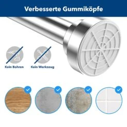 Teleskop-Duschvorhangstange | Stufenlos Verstellbar | Universal Einsetzbar 11 Teleskop-Duschvorhangstange | Stufenlos Verstellbar | Universal Einsetzbar -Floordirekt 28658 Duschvorhangstange 1600x1600 WB 07 without txt 1600x1600 6785ea0f 20fd 48bb bf26 bb9020fa7063