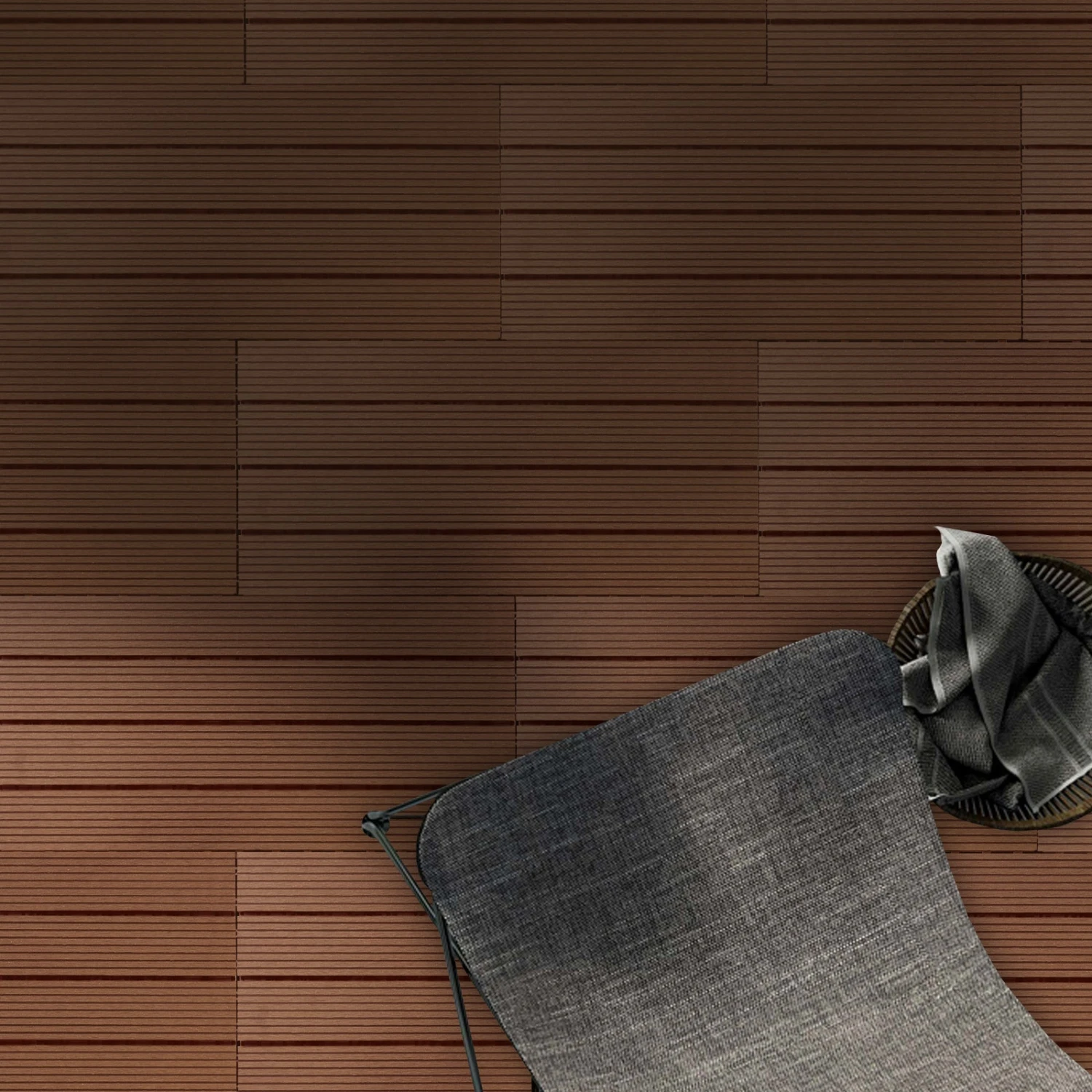 Klickfliesen | WPC-Terrassendielen | Royal | Hellbraun | 30 X 60 Cm 11 Klickfliesen | WPC-Terrassendielen | Royal | Hellbraun | 30 X 60 Cm – Bild 9