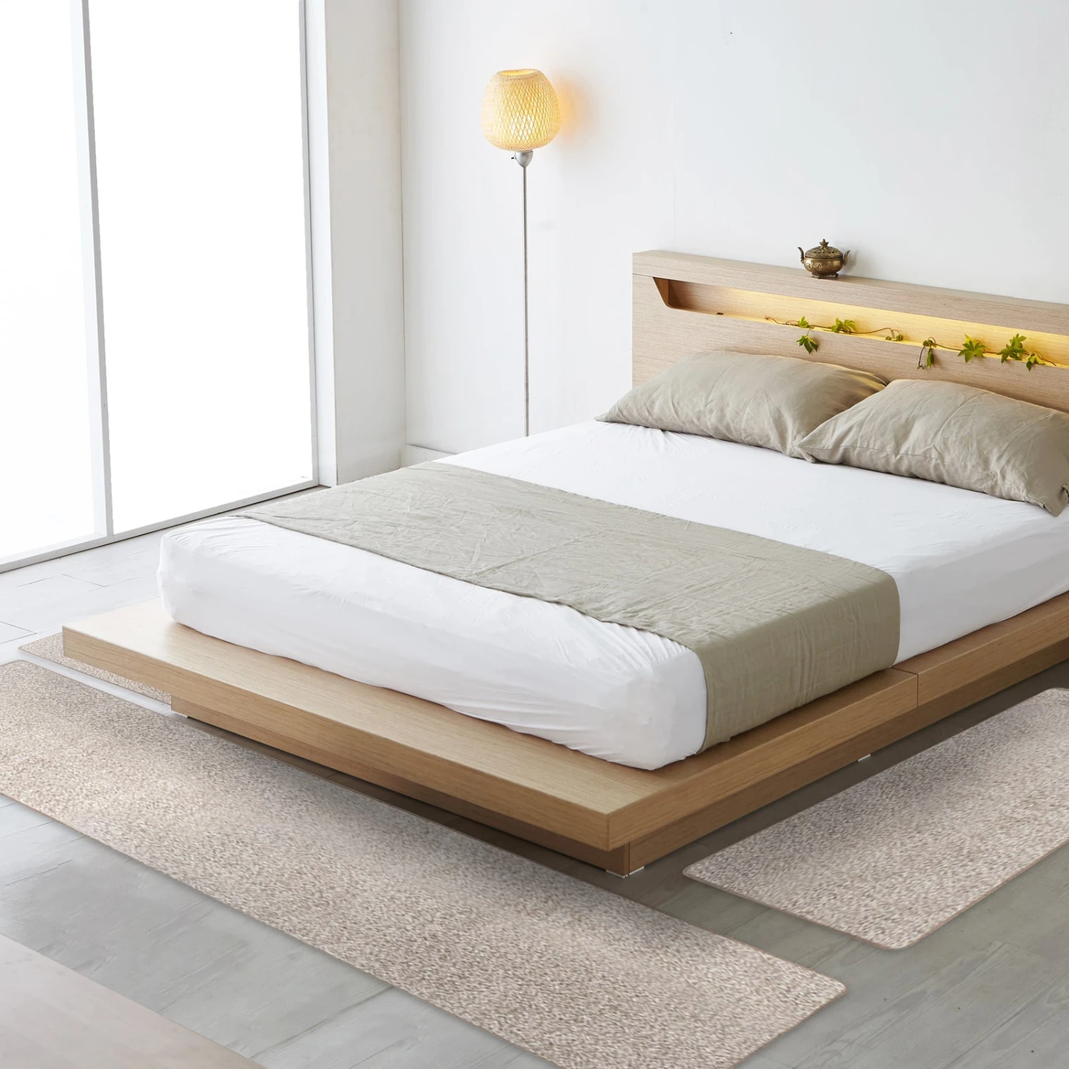 Velours-Bettumrandung | Lyon | Melierter Flor | 3-teilig 19 Velours-Bettumrandung | Lyon | Melierter Flor | 3-teilig – Bild 17