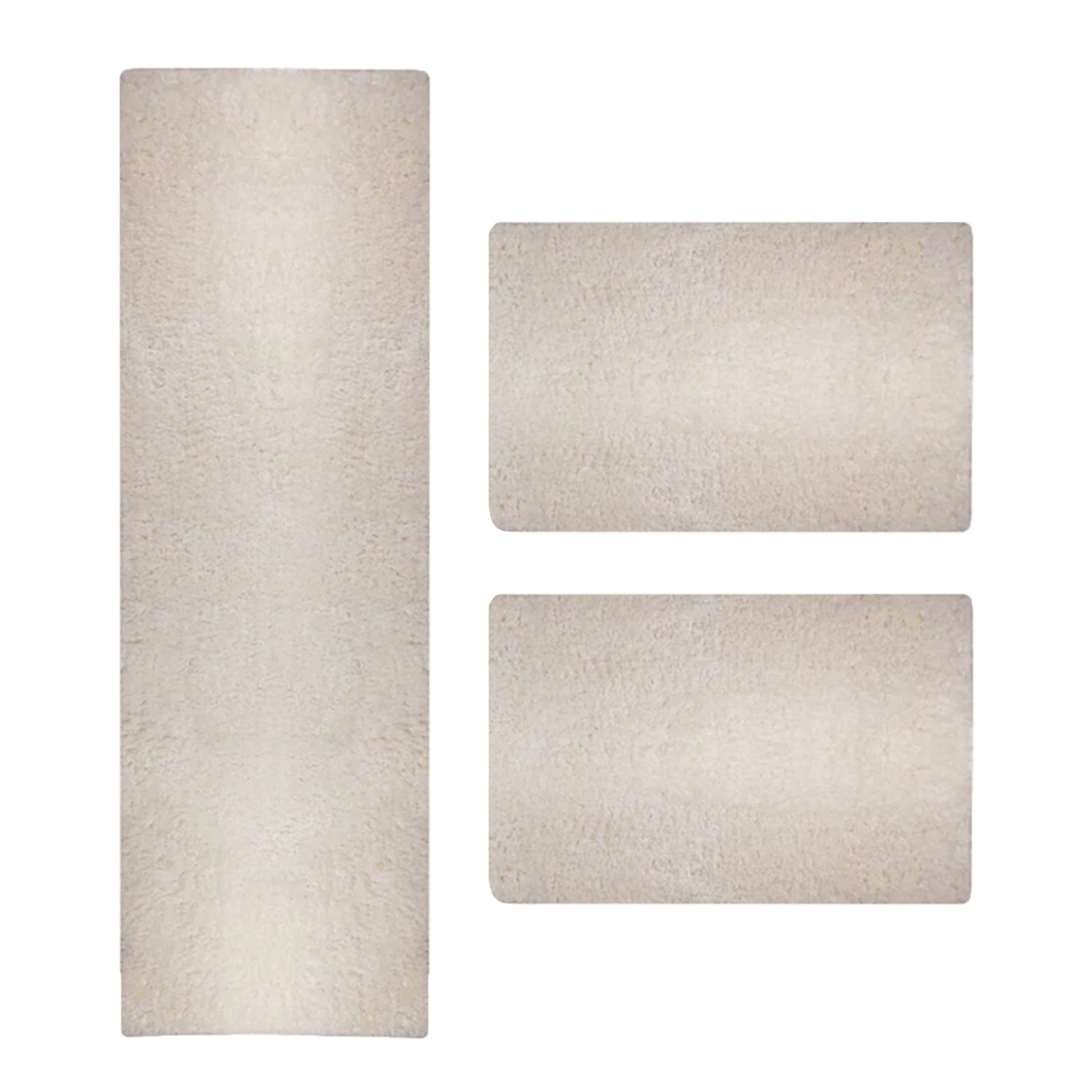 Flokati-Bettumrandung | Elite | 3-teilige Sets | Teppichläufer Mit Gekettelten Ränder 16 Flokati-Bettumrandung | Elite | 3-teilige Sets | Teppichläufer Mit Gekettelten Ränder – Bild 14